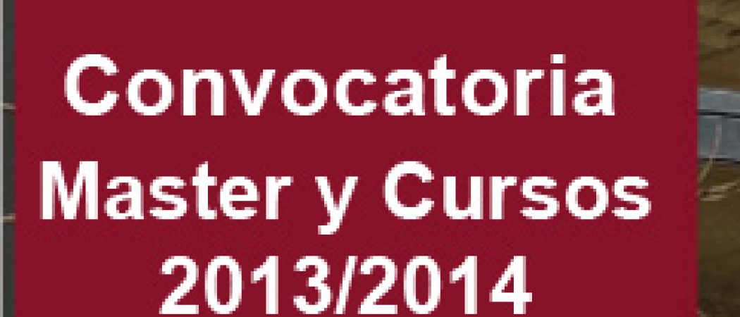 Abierto el periodo de inscripción para la Convocatoria 2013/2014