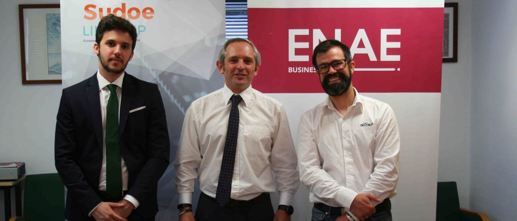 Dronica y Cella firman convenio con ENAE dentro del proyecto Links Up