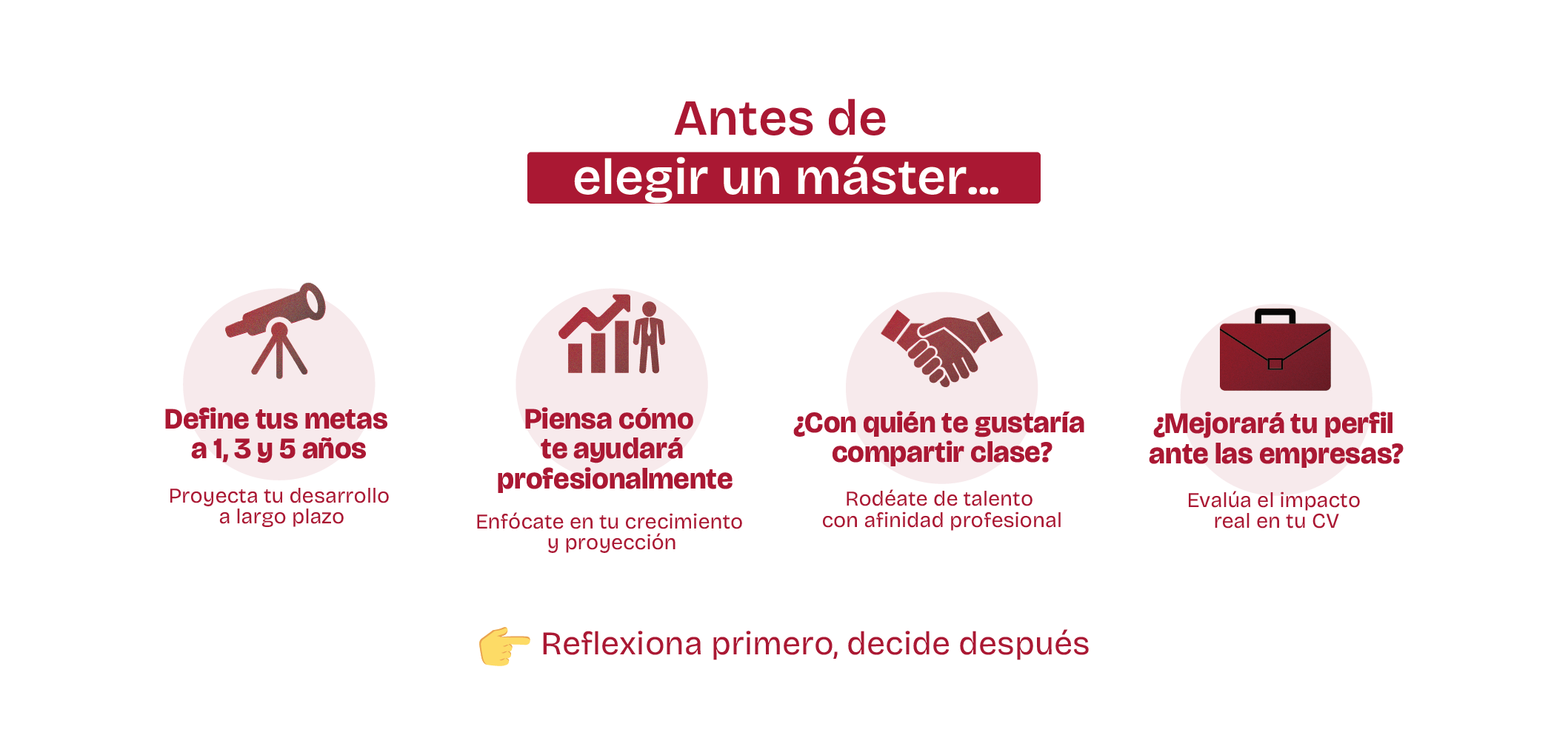 Elegir un máster