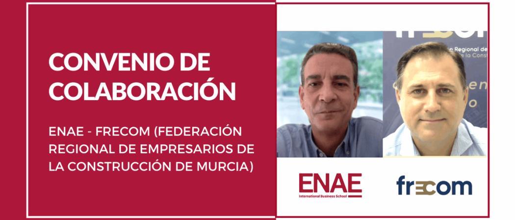 ENAE y FRECOM firman un acuerdo de colaboración que facilitará el acceso a la formación a sus asociados