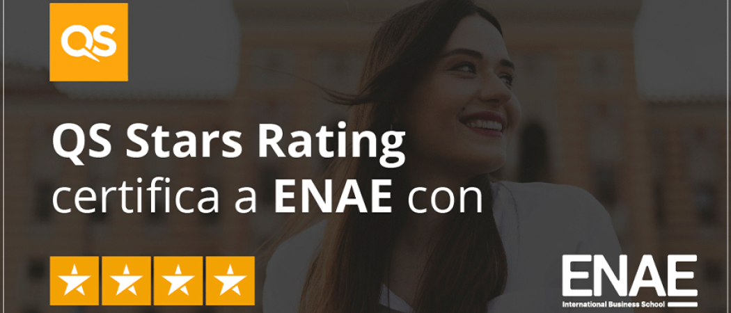QS Stars Rating certifica la calidad y excelencia del modelo formativo de ENAE