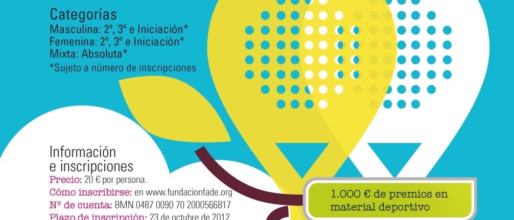 ENAE Business School colabora en el II Torneo Solidario de la Fundación FADE "Pádel con impacto"