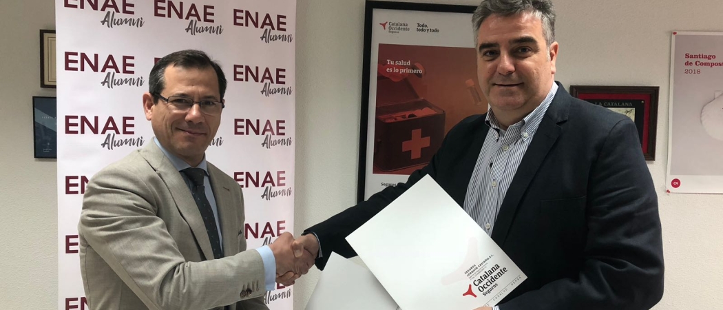 ENAE Alumni y Catalana Occidente firmaron un convenio de colaboración 