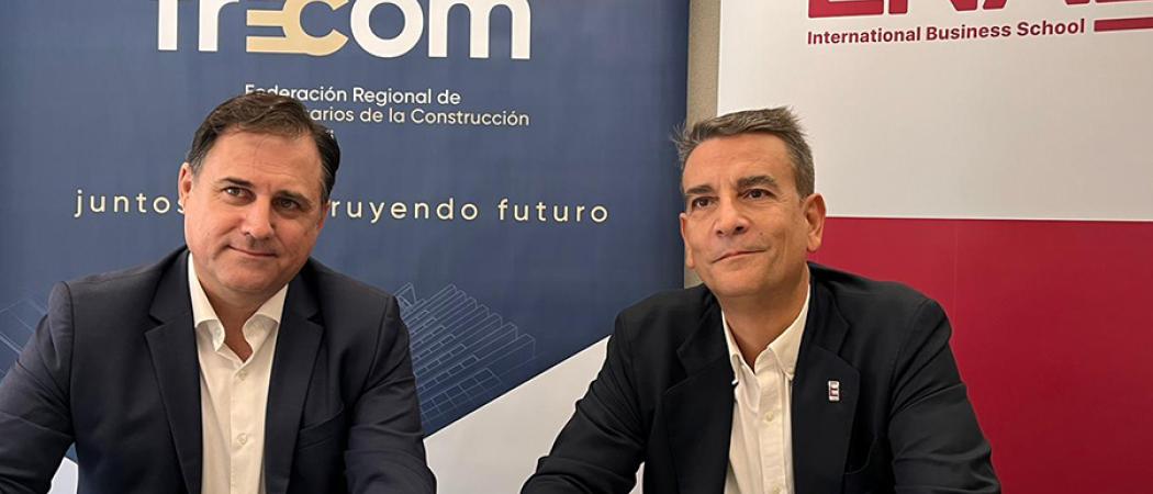 ENAE Business School y FRECOM renuevan su compromiso para impulsar la formación y desarrollo en la construcción 