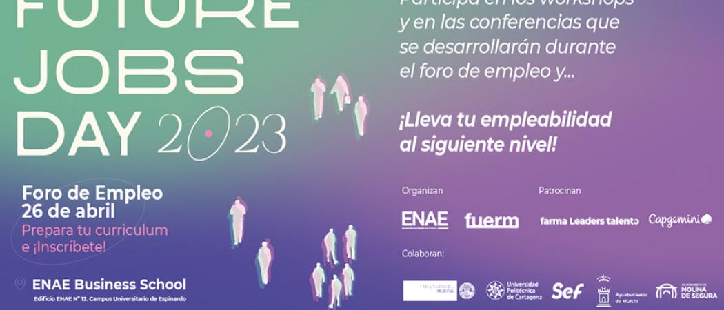 Más de 70 empresas buscan personal en el Foro de Empleo del próximo 26 de abril en ENAE 