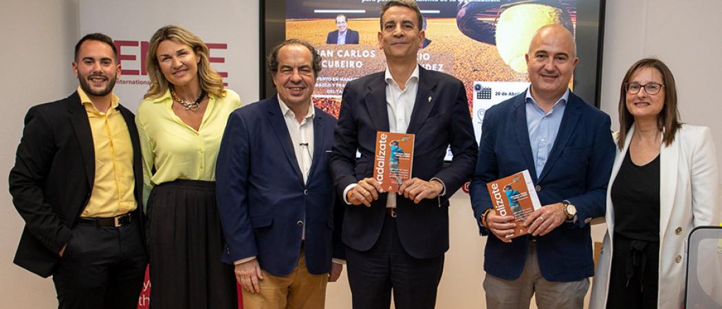 JUAN CARLOS CUBEIRO PRESENTA ‘NADALÍZATE’, SU LIBRO SOBRE LIDERAZGO EN TORNO A LA FIGURA DE RAFAEL NADAL 