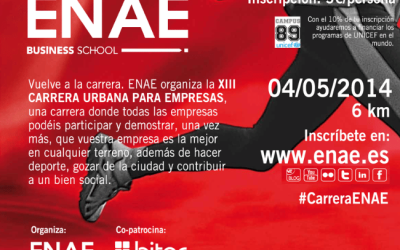 3 razones para participar en la XIII Carrera Urbana para Empresas ENAE