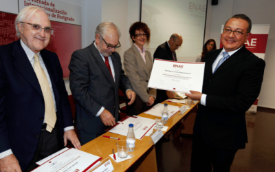 Acto de entrega de diplomas a los alumnos iberoaméricanos