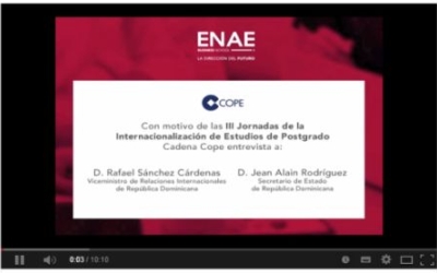 Relaciones por la internacionalización. Entrevista en Cadena Cope