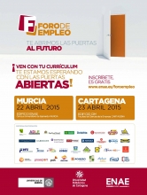 ¿Buscas Empleo? FOROS DE EMPLEO 2015 - ENAE abre las puertas de tu FUTURO